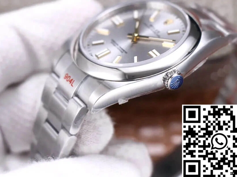 EW Silver 41MM Oyster Dial Perpetual M124300-0001 Rolex Factory 0502